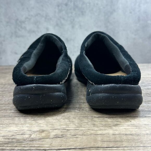 Clarks~Women's~”Roseville Echo”~Black Slip On Mules~Size 7 - Picture 4 of 9